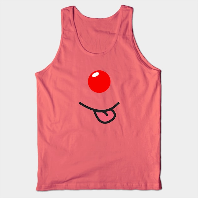 Red Nose Day, Funny Red Nose Tank Top by DAHLIATTE